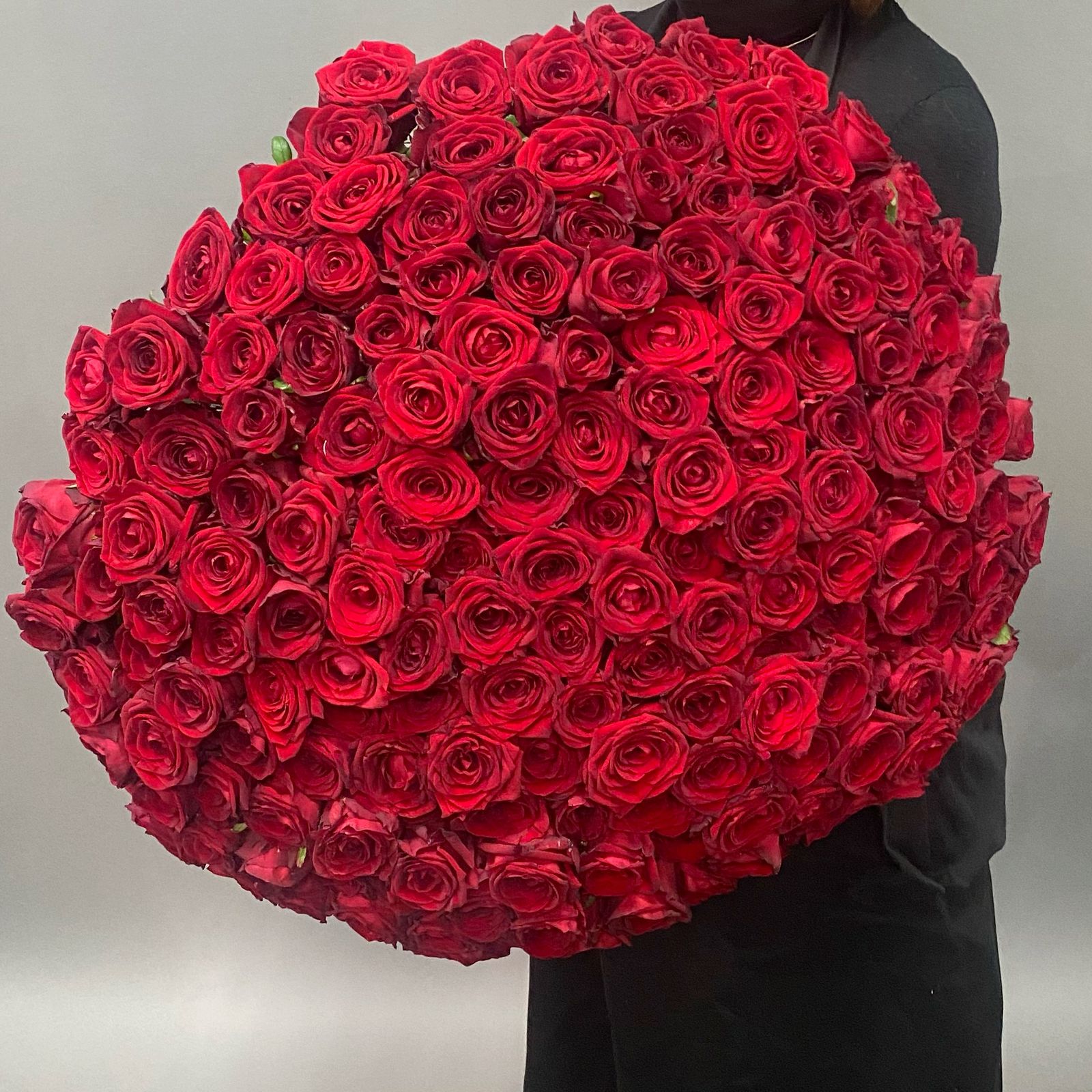 Большой букет из 151 красной розы ( 60 см)