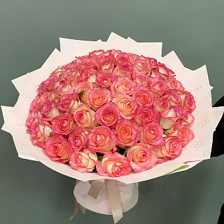 Букет из 51 роз Джумилия (40 см)