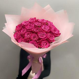 Букет из 19 роз Шангрила ( 50 см)