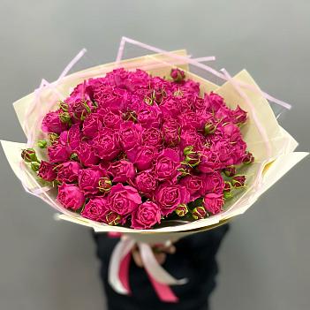 Букет  из 19 пионовидных роз Рич Баблс