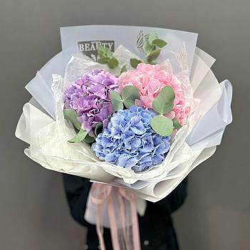 Букет из 3 Голландских гортензий